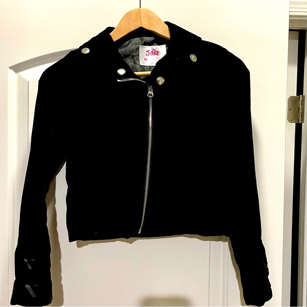 Girls Justice Velvet Jacket